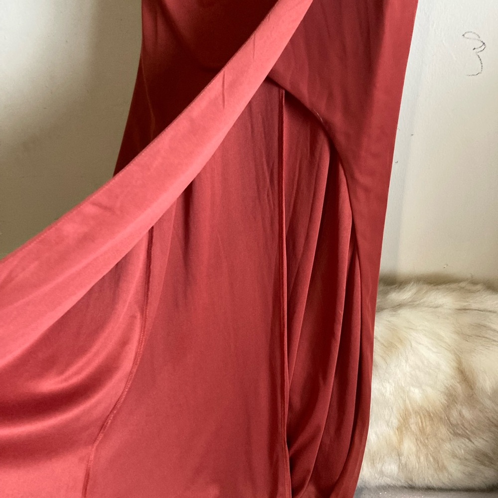 Azazie Yola Rust Bridesmaid Dress - Picture 5 of 10